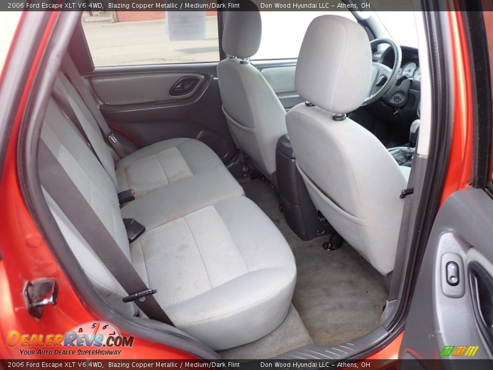 2006 Ford Escape XLT V6 4WD Blazing Copper Metallic / Medium/Dark Flint Photo #25