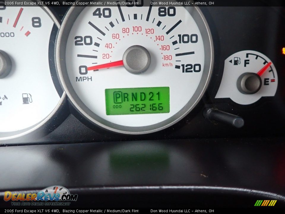 2006 Ford Escape XLT V6 4WD Blazing Copper Metallic / Medium/Dark Flint Photo #32