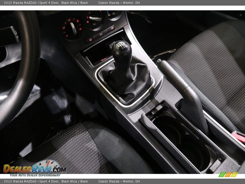 2013 Mazda MAZDA3 i Sport 4 Door Black Mica / Black Photo #13