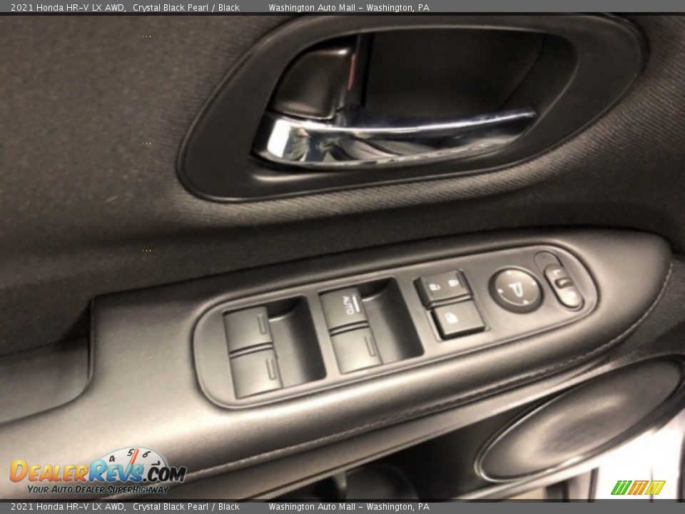 2021 Honda HR-V LX AWD Crystal Black Pearl / Black Photo #8