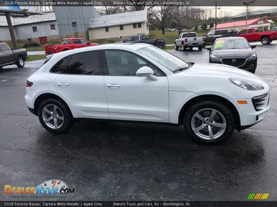 2018 Porsche Macan Carrara White Metallic / Agate Grey Photo #5