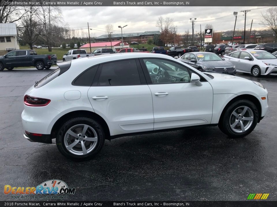 2018 Porsche Macan Carrara White Metallic / Agate Grey Photo #6