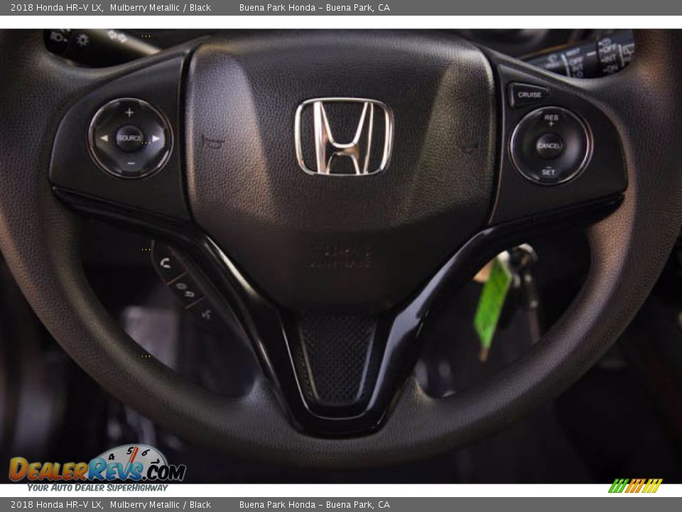 2018 Honda HR-V LX Mulberry Metallic / Black Photo #15