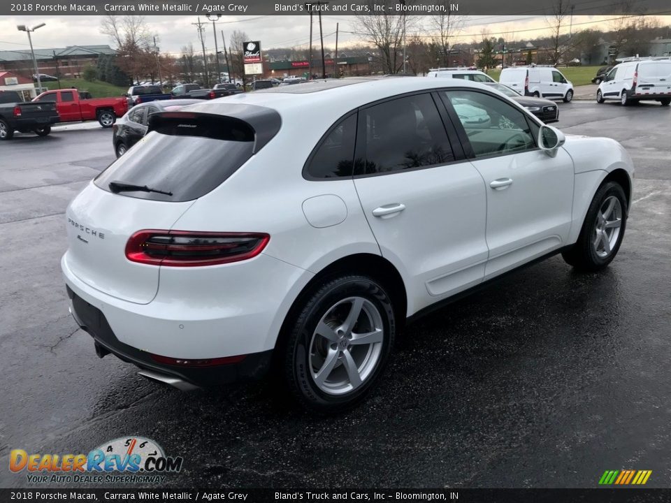 2018 Porsche Macan Carrara White Metallic / Agate Grey Photo #7