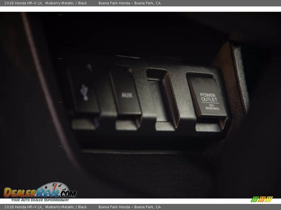 2018 Honda HR-V LX Mulberry Metallic / Black Photo #16