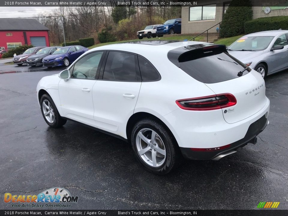 2018 Porsche Macan Carrara White Metallic / Agate Grey Photo #9