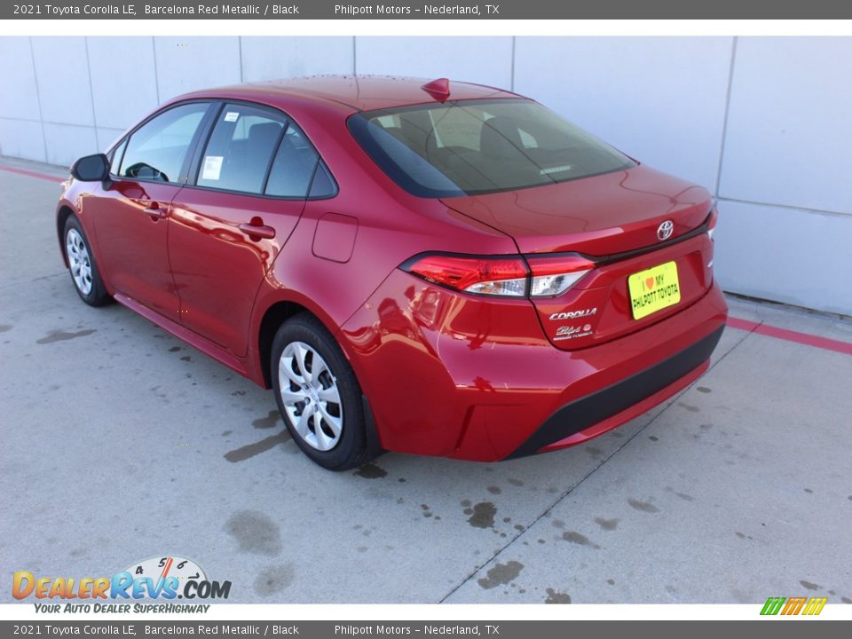 2021 Toyota Corolla LE Barcelona Red Metallic / Black Photo #6