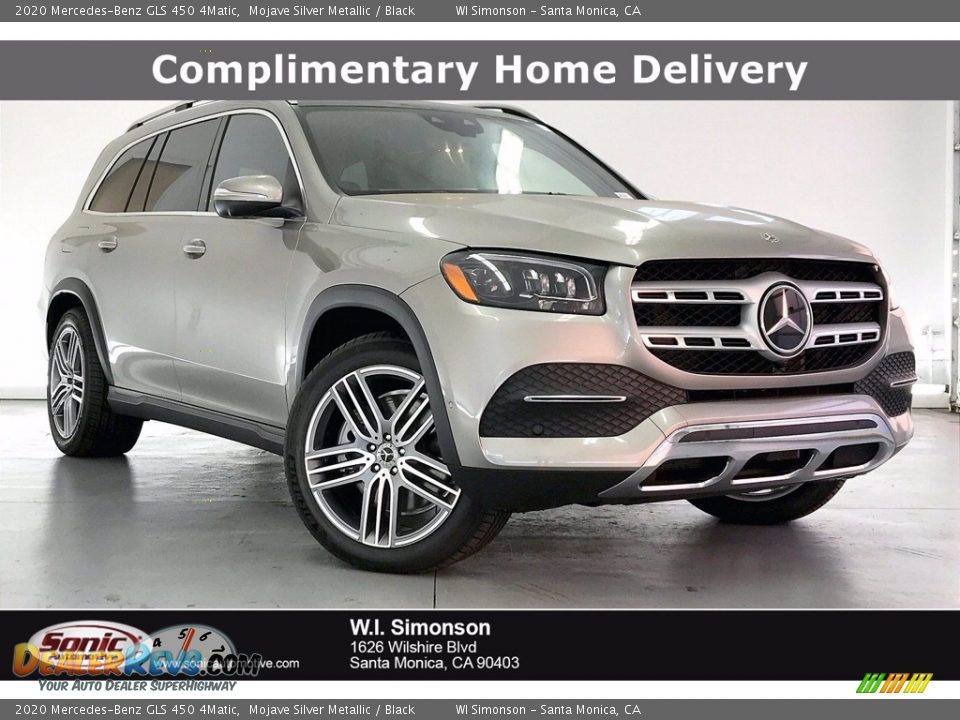 2020 Mercedes-Benz GLS 450 4Matic Mojave Silver Metallic / Black Photo #1