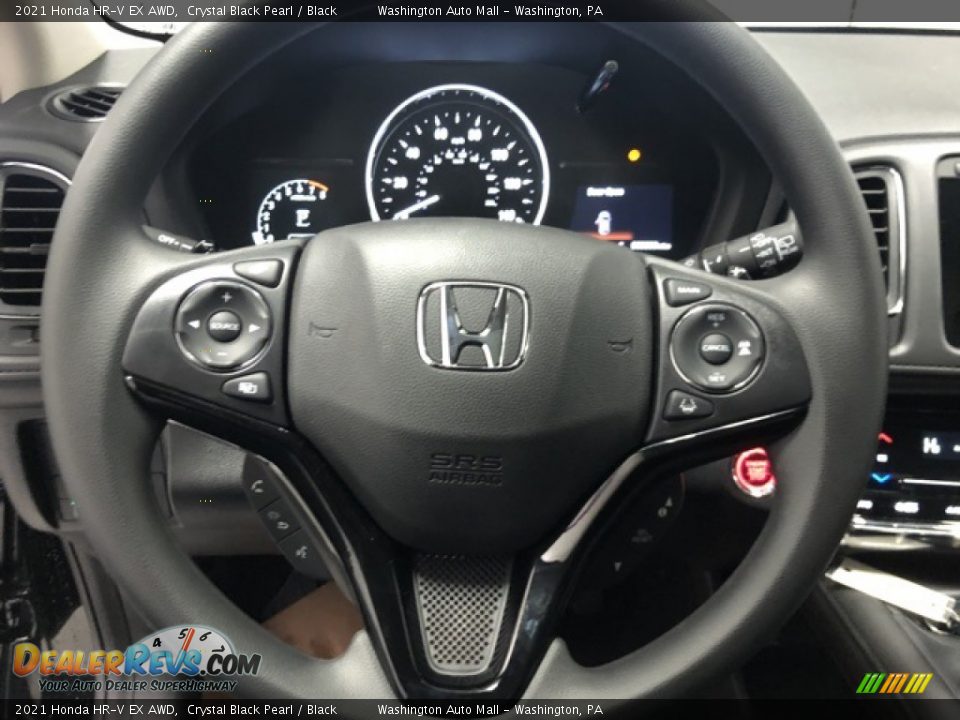 2021 Honda HR-V EX AWD Crystal Black Pearl / Black Photo #12