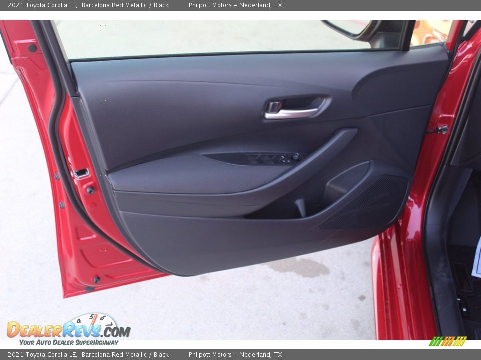 2021 Toyota Corolla LE Barcelona Red Metallic / Black Photo #9