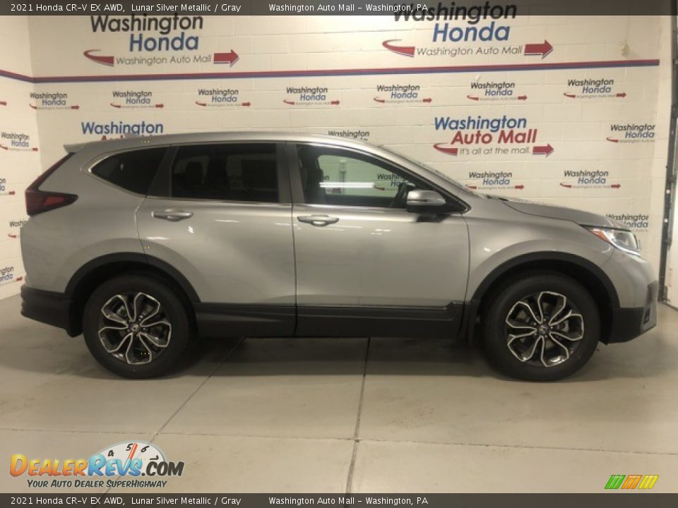 2021 Honda CR-V EX AWD Lunar Silver Metallic / Gray Photo #2