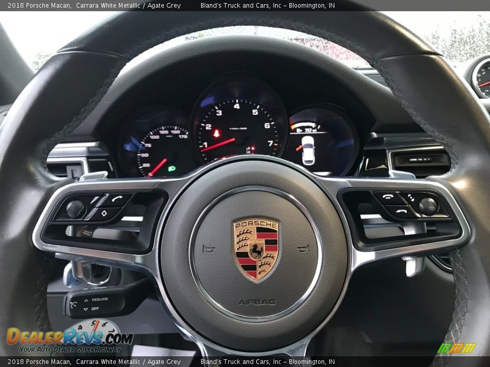2018 Porsche Macan Carrara White Metallic / Agate Grey Photo #24