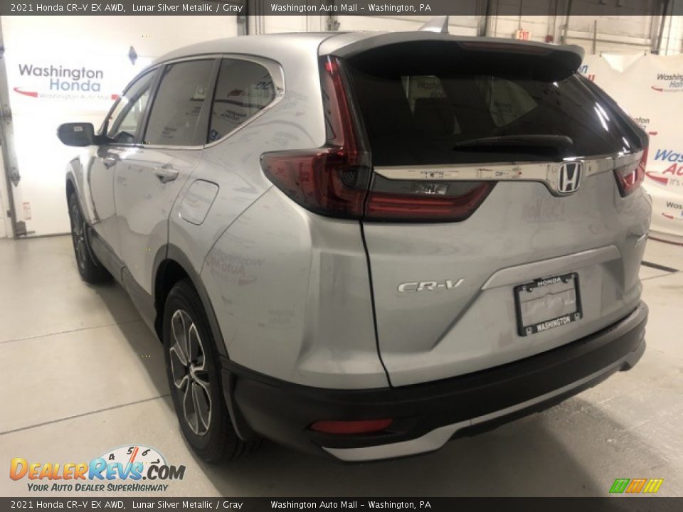 2021 Honda CR-V EX AWD Lunar Silver Metallic / Gray Photo #5