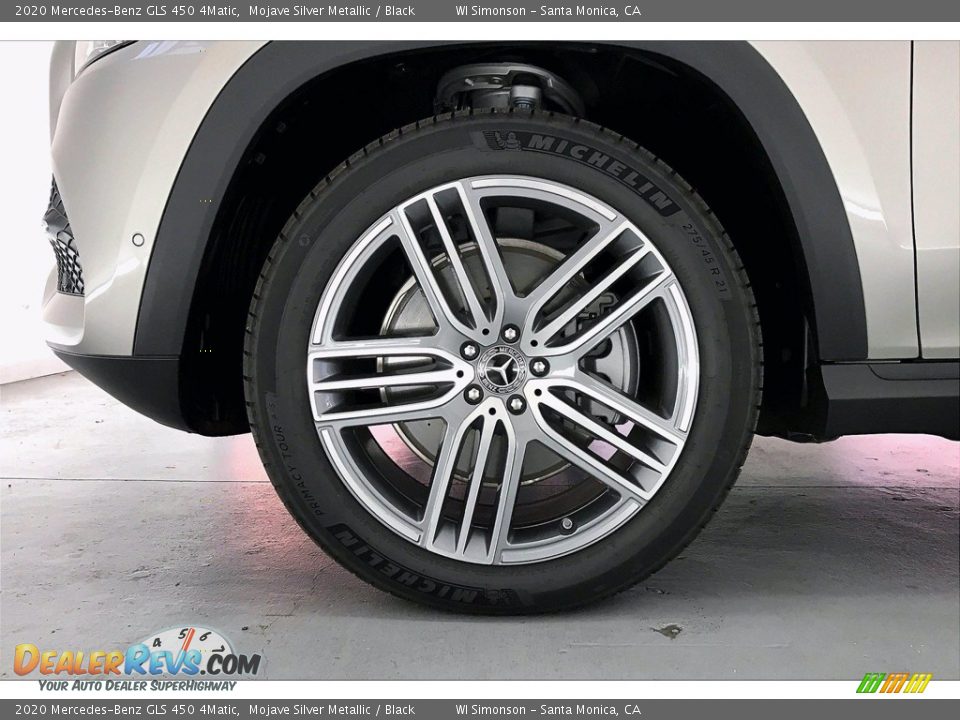2020 Mercedes-Benz GLS 450 4Matic Mojave Silver Metallic / Black Photo #9