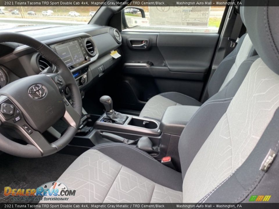 2021 Toyota Tacoma TRD Sport Double Cab 4x4 Magnetic Gray Metallic / TRD Cement/Black Photo #4