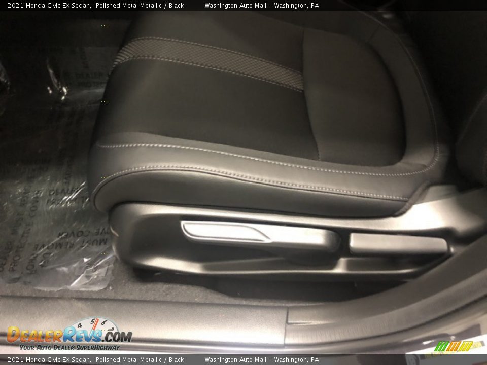 2021 Honda Civic EX Sedan Polished Metal Metallic / Black Photo #9