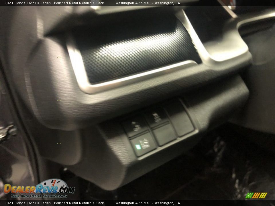 2021 Honda Civic EX Sedan Polished Metal Metallic / Black Photo #10