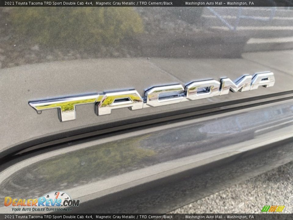 2021 Toyota Tacoma TRD Sport Double Cab 4x4 Magnetic Gray Metallic / TRD Cement/Black Photo #21