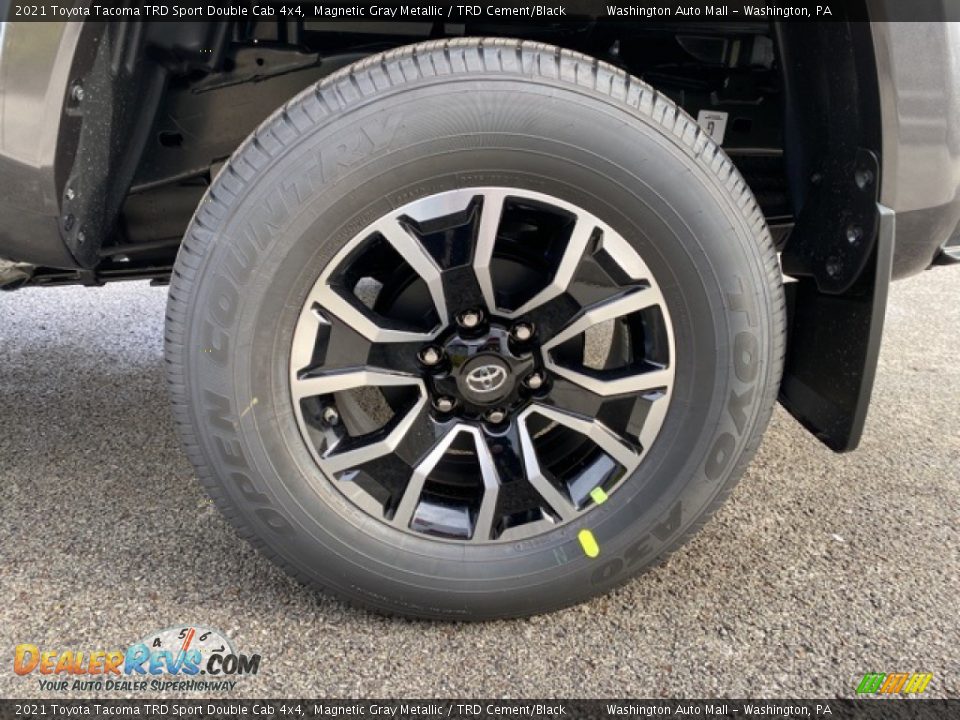 2021 Toyota Tacoma TRD Sport Double Cab 4x4 Magnetic Gray Metallic / TRD Cement/Black Photo #28