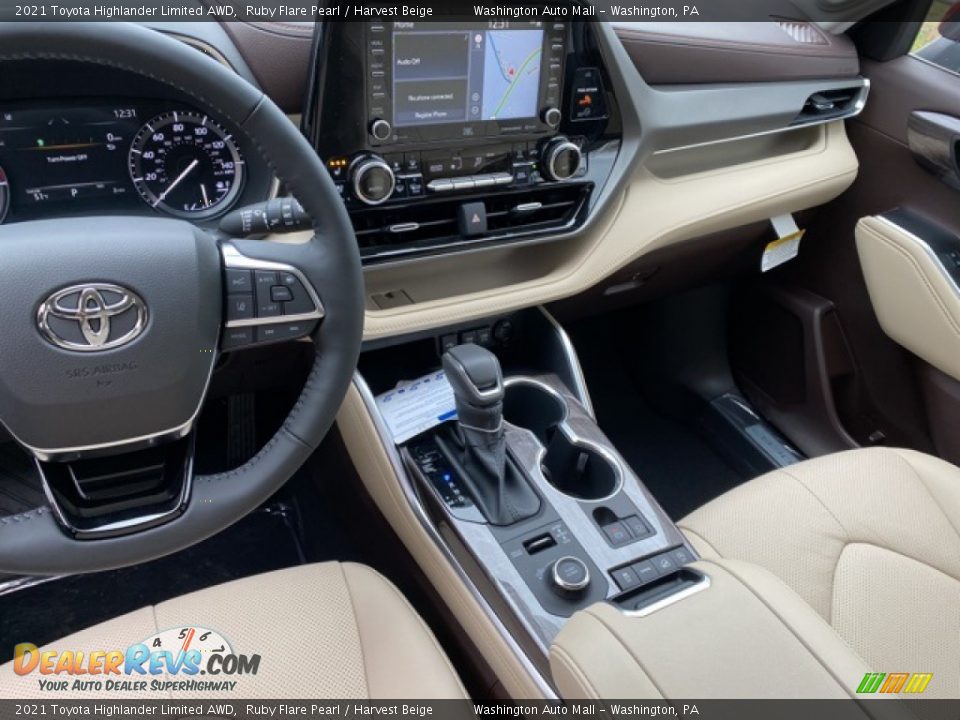 Dashboard of 2021 Toyota Highlander Limited AWD Photo #3