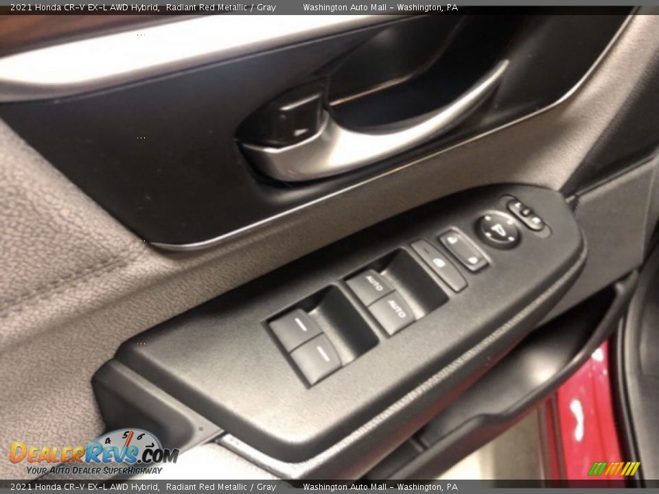 2021 Honda CR-V EX-L AWD Hybrid Radiant Red Metallic / Gray Photo #7