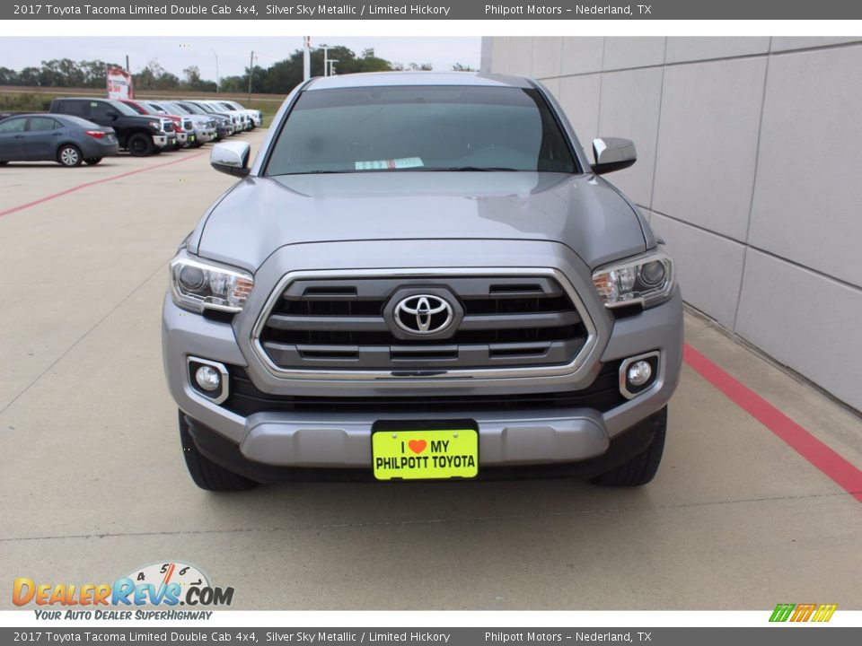 2017 Toyota Tacoma Limited Double Cab 4x4 Silver Sky Metallic / Limited Hickory Photo #3