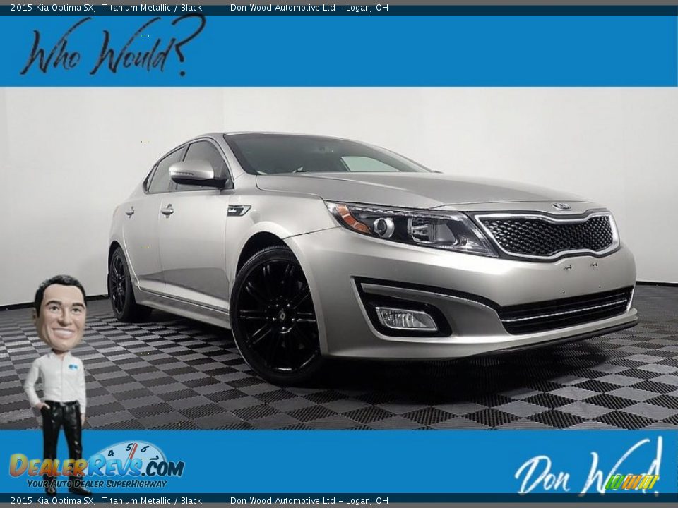 2015 Kia Optima SX Titanium Metallic / Black Photo #1