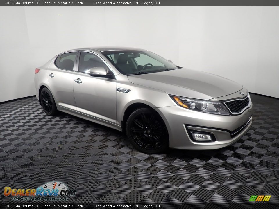 2015 Kia Optima SX Titanium Metallic / Black Photo #2