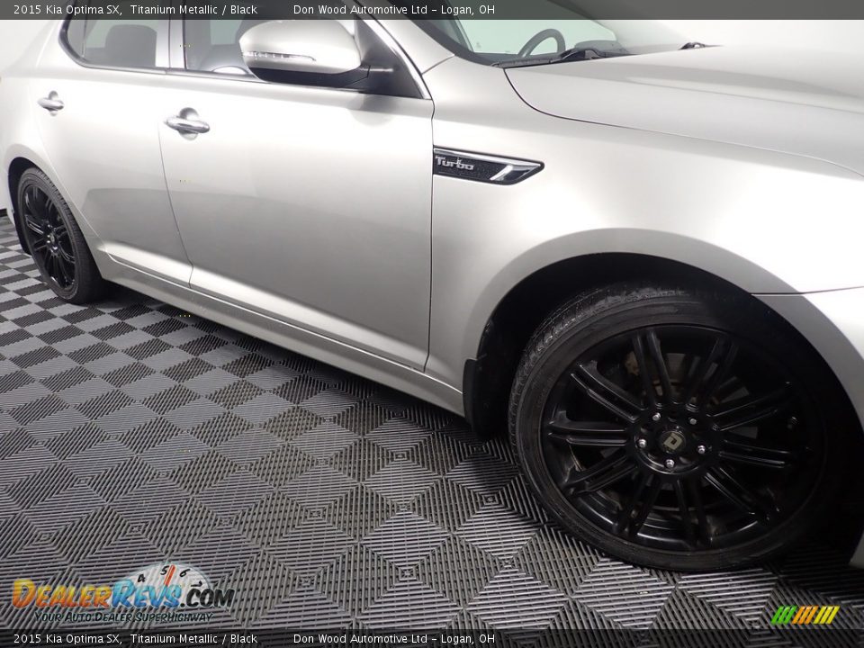 2015 Kia Optima SX Titanium Metallic / Black Photo #3