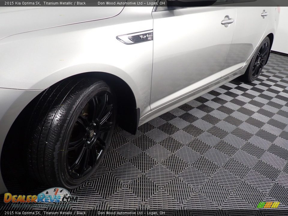 2015 Kia Optima SX Titanium Metallic / Black Photo #8
