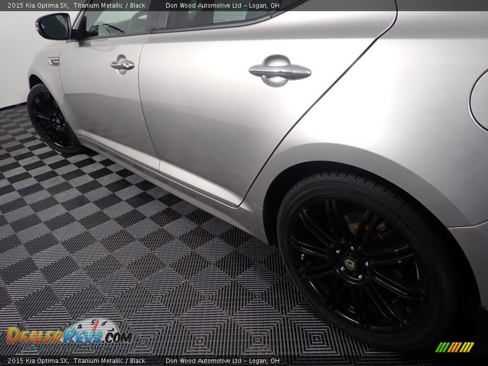 2015 Kia Optima SX Titanium Metallic / Black Photo #9