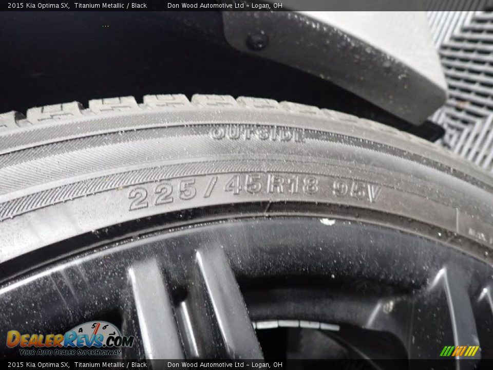 2015 Kia Optima SX Titanium Metallic / Black Photo #16