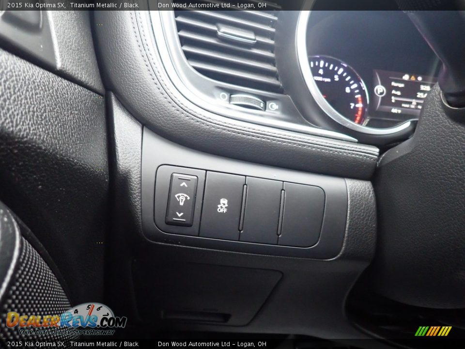2015 Kia Optima SX Titanium Metallic / Black Photo #18