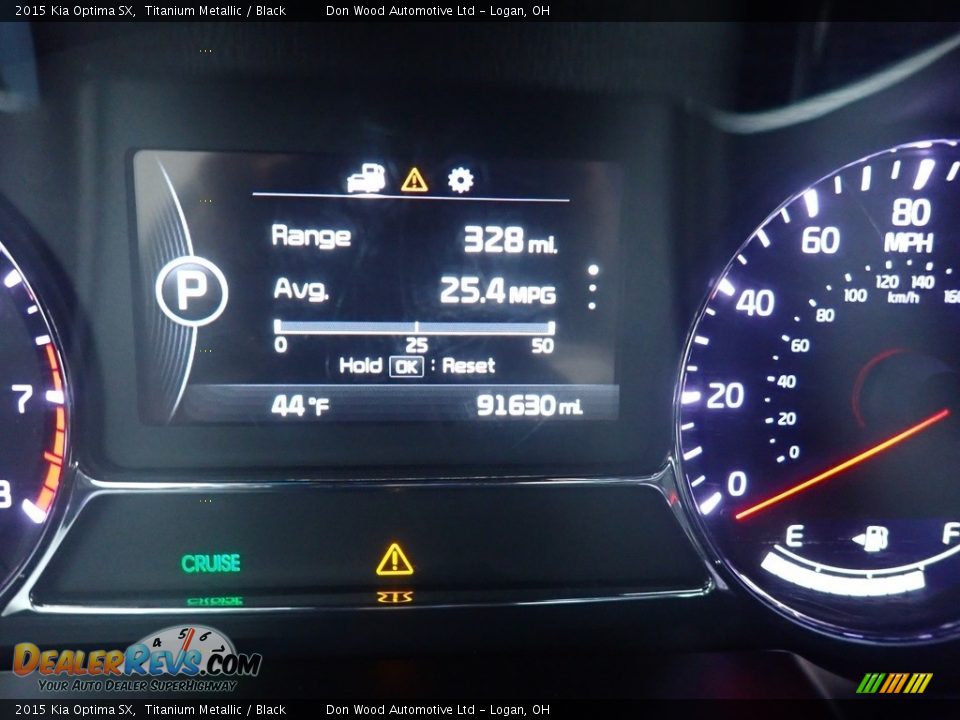 2015 Kia Optima SX Titanium Metallic / Black Photo #20