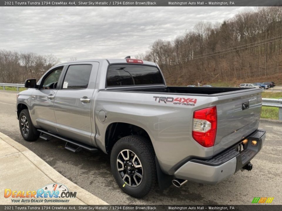 2021 Toyota Tundra 1794 CrewMax 4x4 Silver Sky Metallic / 1794 Edition Brown/Black Photo #2