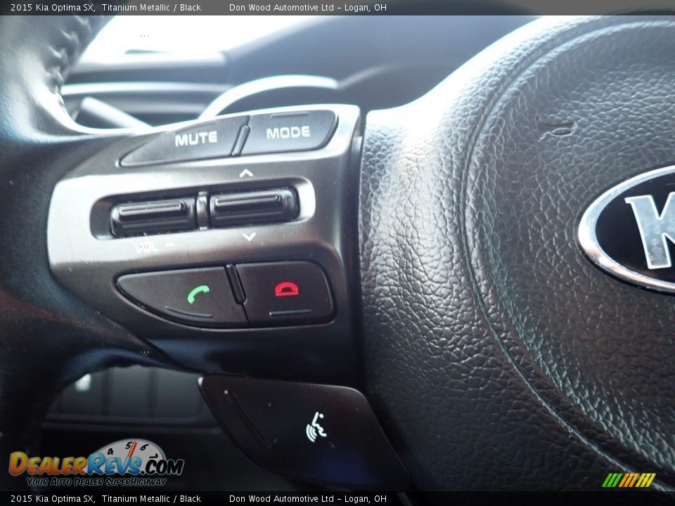 2015 Kia Optima SX Titanium Metallic / Black Photo #22