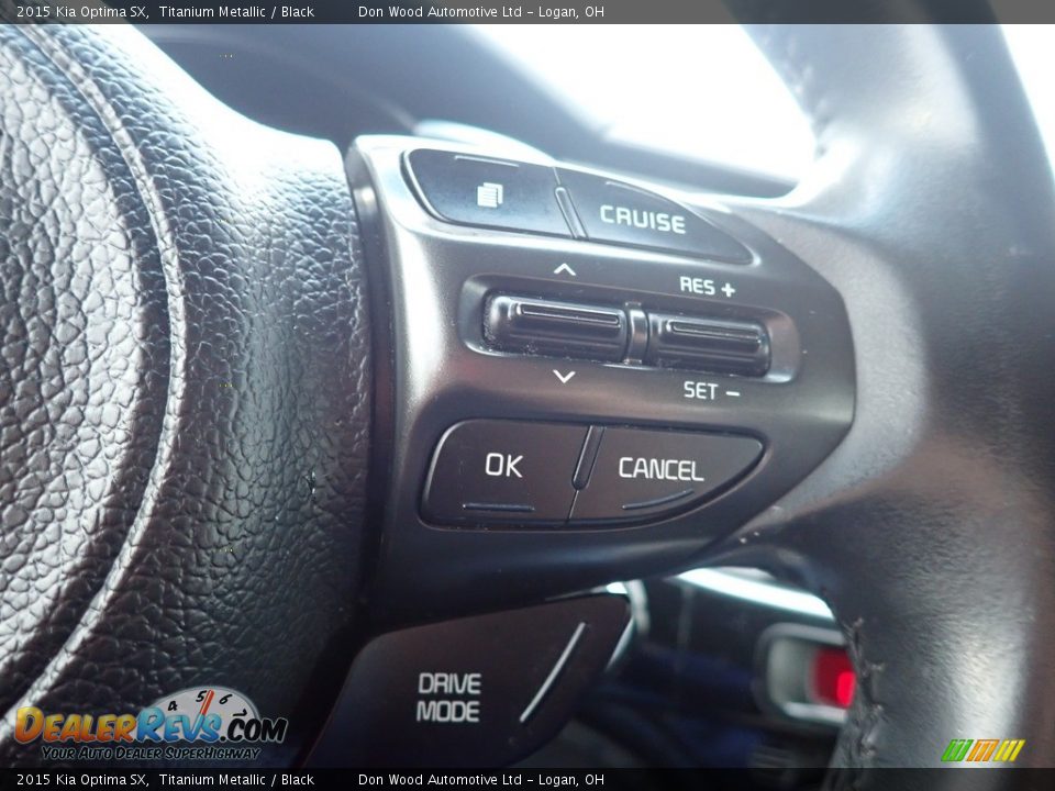 2015 Kia Optima SX Titanium Metallic / Black Photo #23