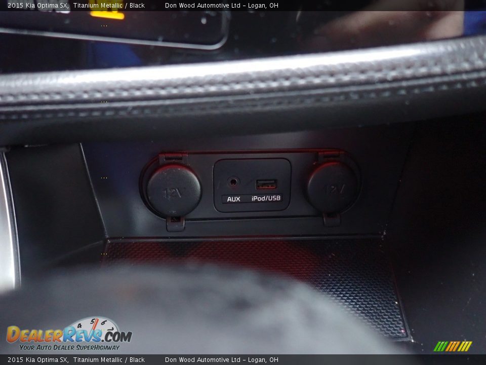 2015 Kia Optima SX Titanium Metallic / Black Photo #26