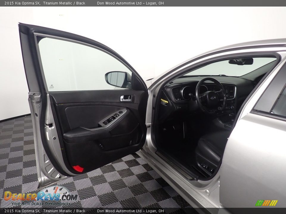 2015 Kia Optima SX Titanium Metallic / Black Photo #27