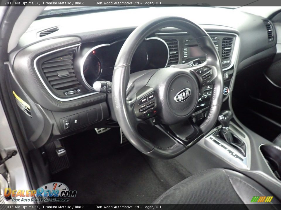 2015 Kia Optima SX Titanium Metallic / Black Photo #29