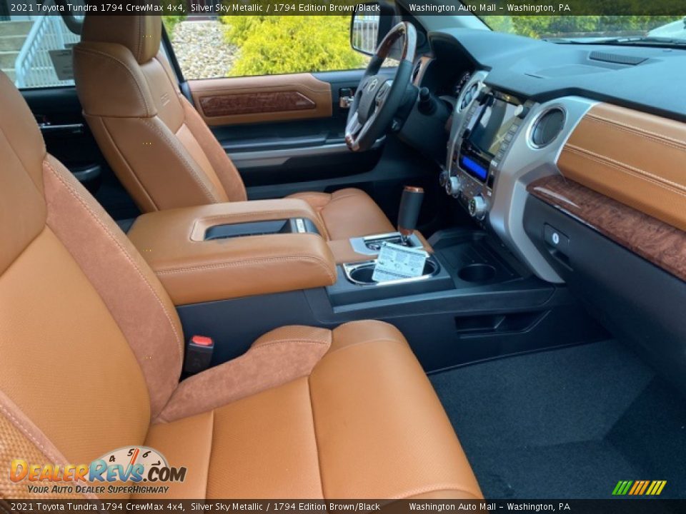 Front Seat of 2021 Toyota Tundra 1794 CrewMax 4x4 Photo #10