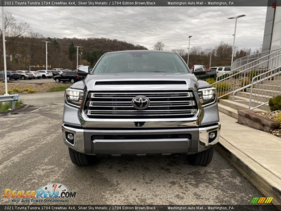 2021 Toyota Tundra 1794 CrewMax 4x4 Silver Sky Metallic / 1794 Edition Brown/Black Photo #11