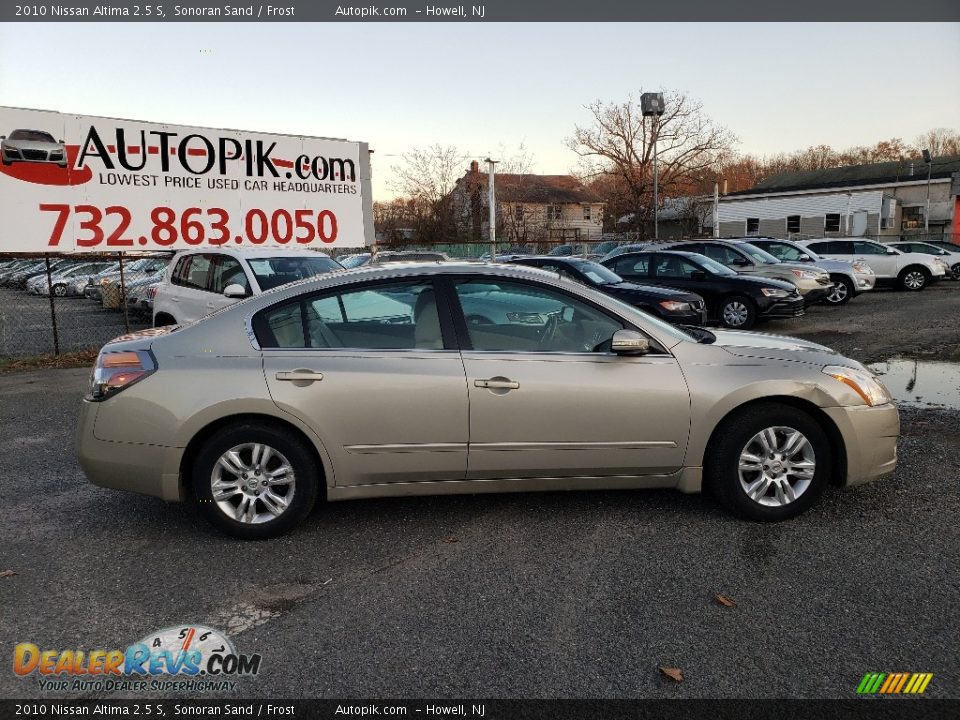 2010 Nissan Altima 2.5 S Sonoran Sand / Frost Photo #8