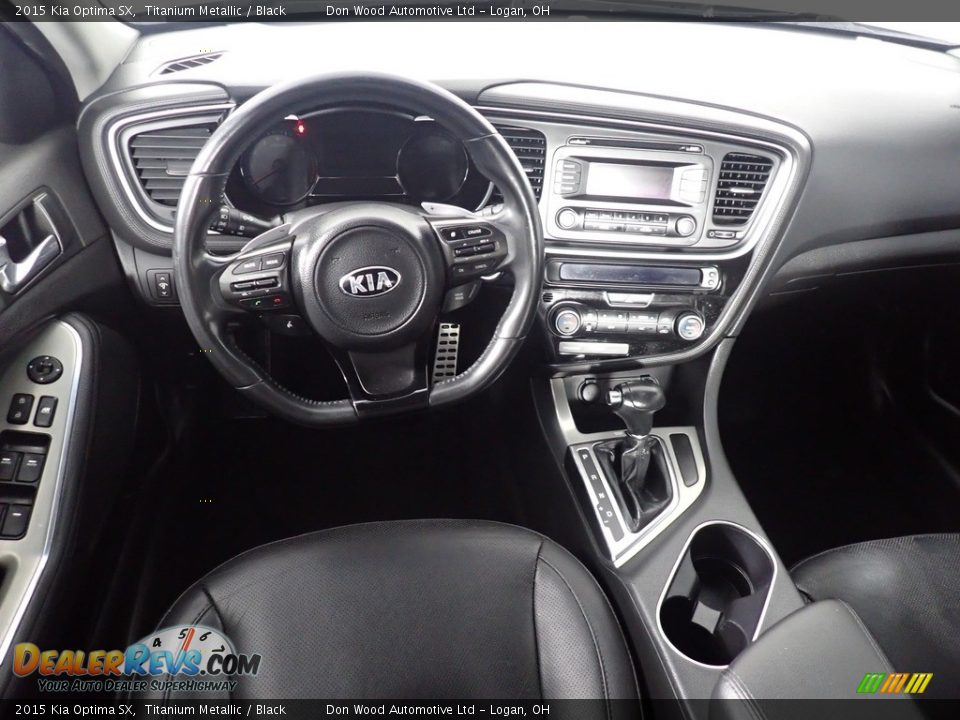 2015 Kia Optima SX Titanium Metallic / Black Photo #33
