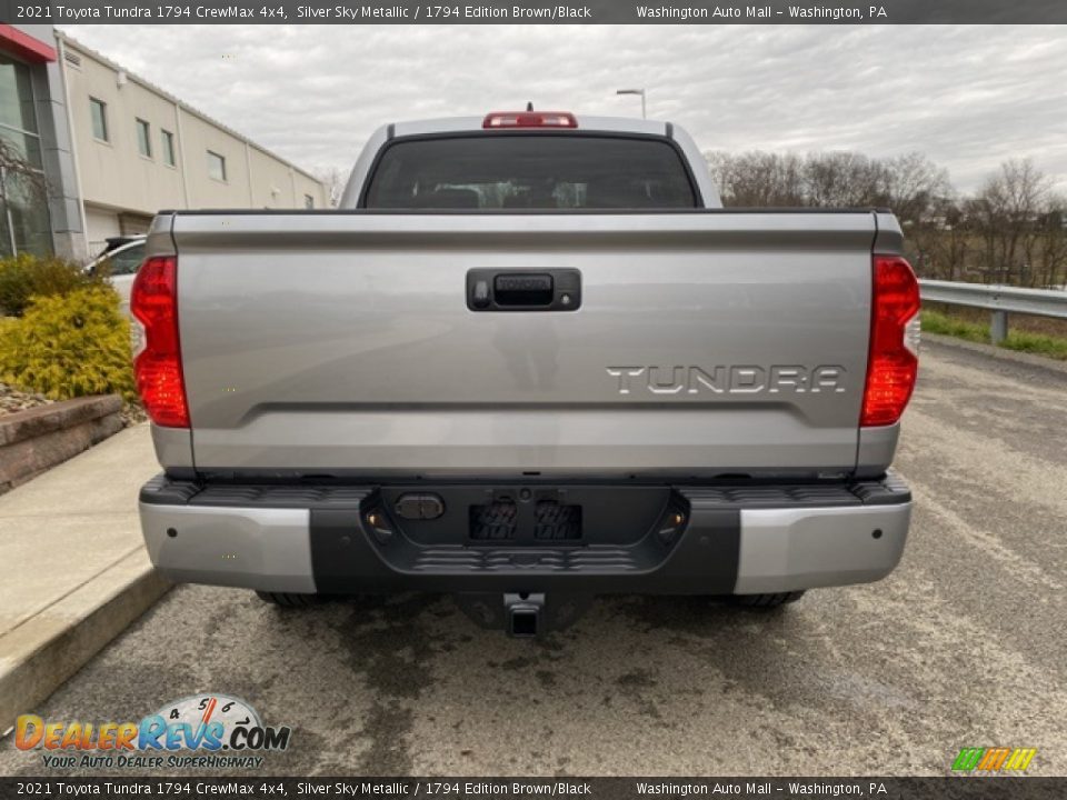 2021 Toyota Tundra 1794 CrewMax 4x4 Silver Sky Metallic / 1794 Edition Brown/Black Photo #14