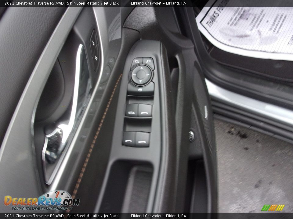 2021 Chevrolet Traverse RS AWD Satin Steel Metallic / Jet Black Photo #17