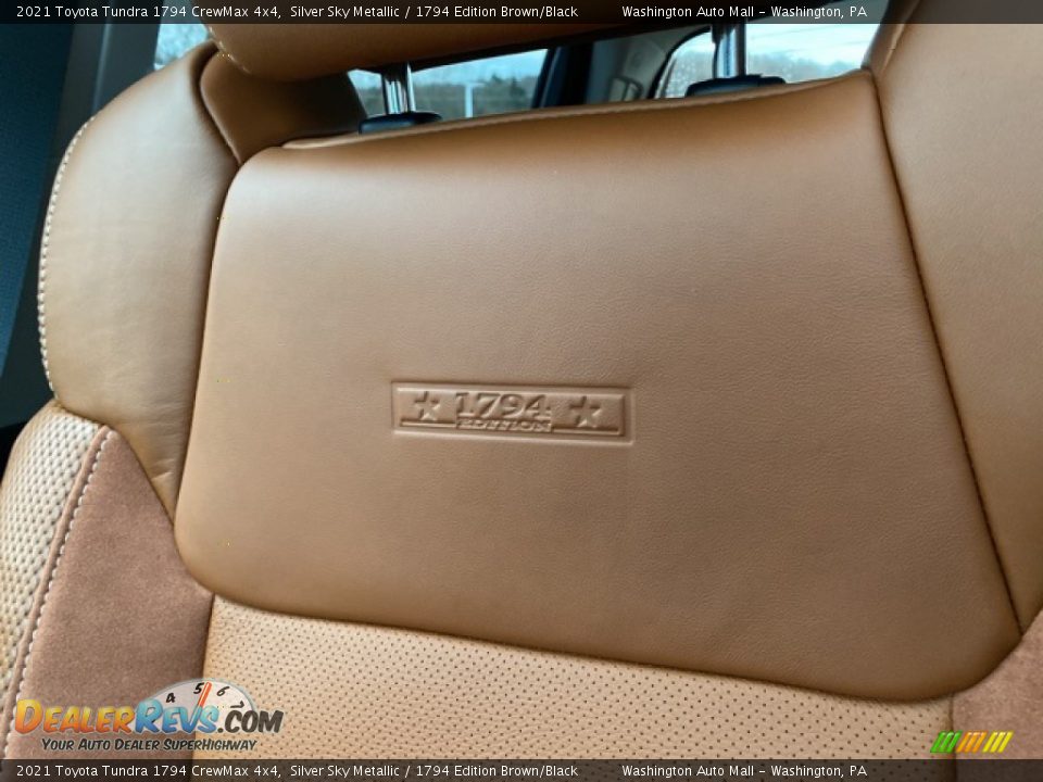 2021 Toyota Tundra 1794 CrewMax 4x4 Silver Sky Metallic / 1794 Edition Brown/Black Photo #21