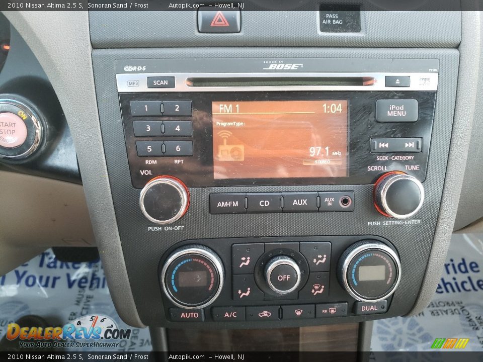 2010 Nissan Altima 2.5 S Sonoran Sand / Frost Photo #18