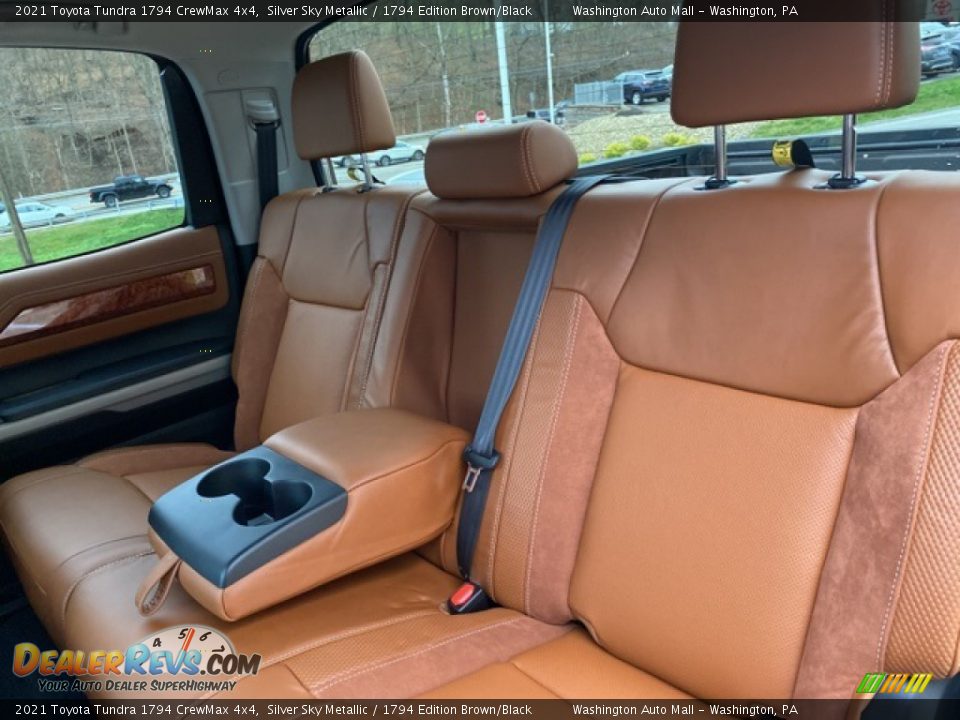 Rear Seat of 2021 Toyota Tundra 1794 CrewMax 4x4 Photo #29