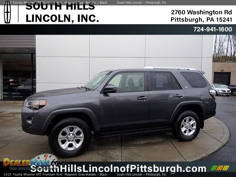 2015 Toyota 4Runner SR5 Premium 4x4 Magnetic Gray Metallic / Black Photo #1